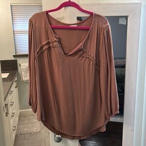 Muted Pink long sleeve shirt